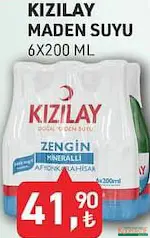 KIZILAY MADEN SUYU 6X200 ML KIZILAY MADEN SUYU 6X200 ML